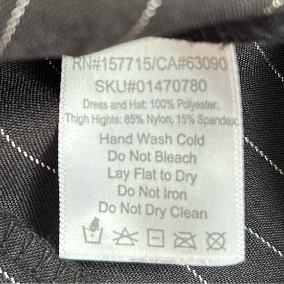 🖤Lady Gangster Halloween Costume Blazer Dress🖤 - Picture 5 of 16